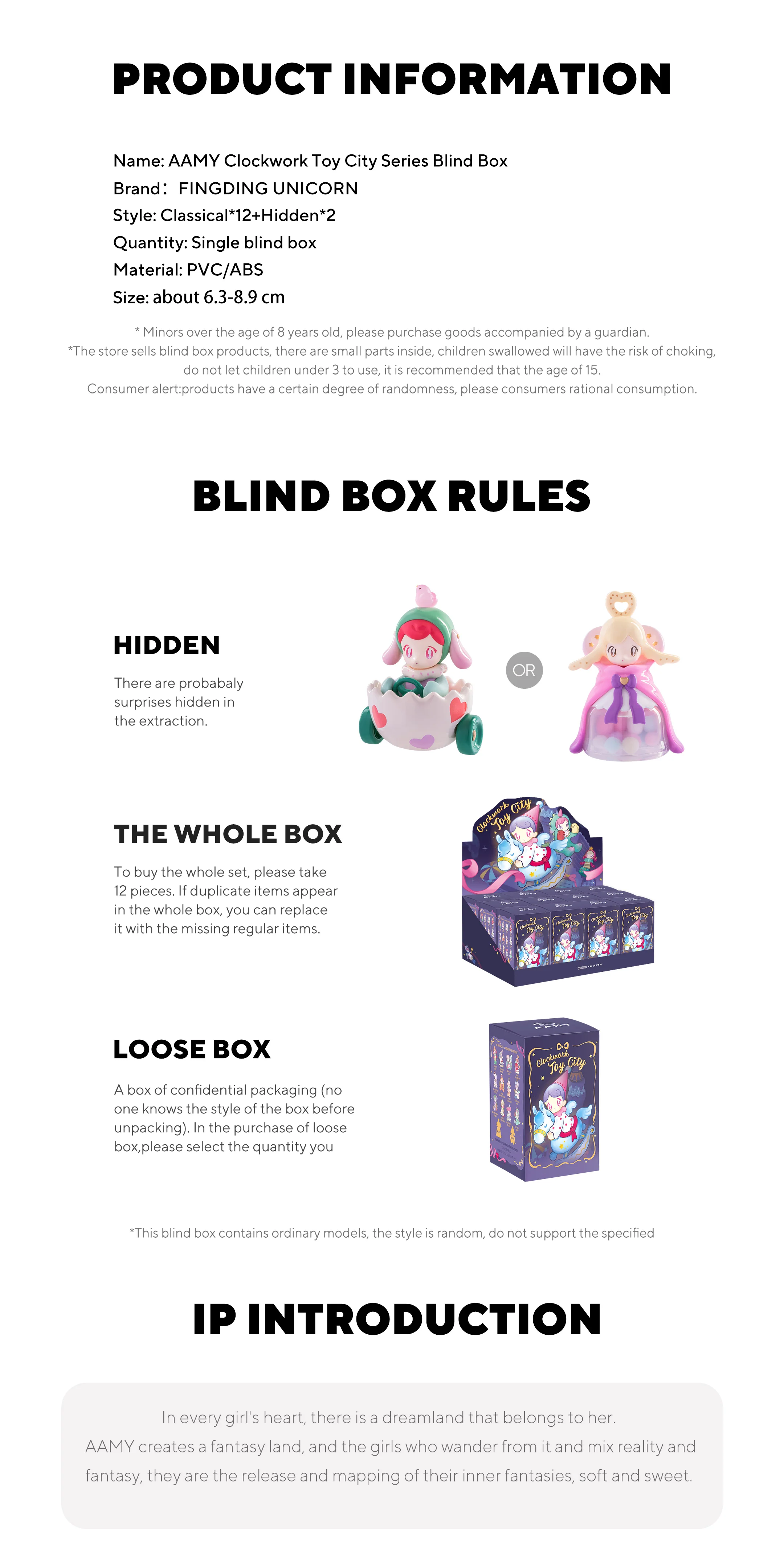 Finding Unicorn - AAMY Clockwork Toy City Series Blind Box Finding Unicorn - Image 8