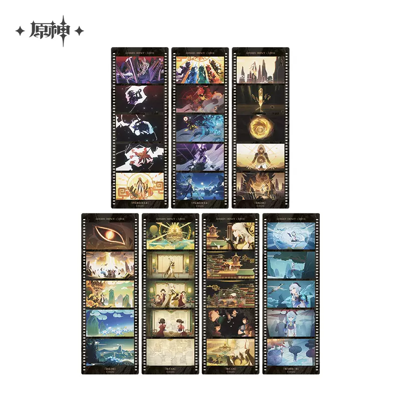 Genshin Impact - Earthly Glimpses Series Film Strip Style Bookmark Set miHoYo - Image 5
