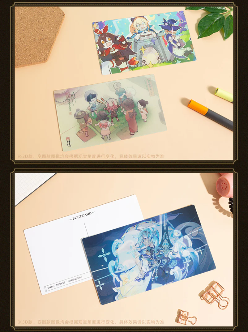 Genshin Impact - Earthly Glimpses Series Postcard Set miHoYo - Image 13