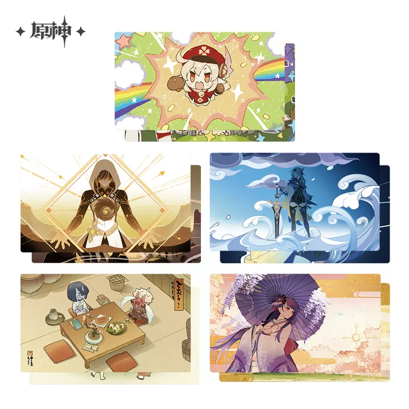 Genshin Impact - Earthly Glimpses Series Postcard Set miHoYo - Image 6