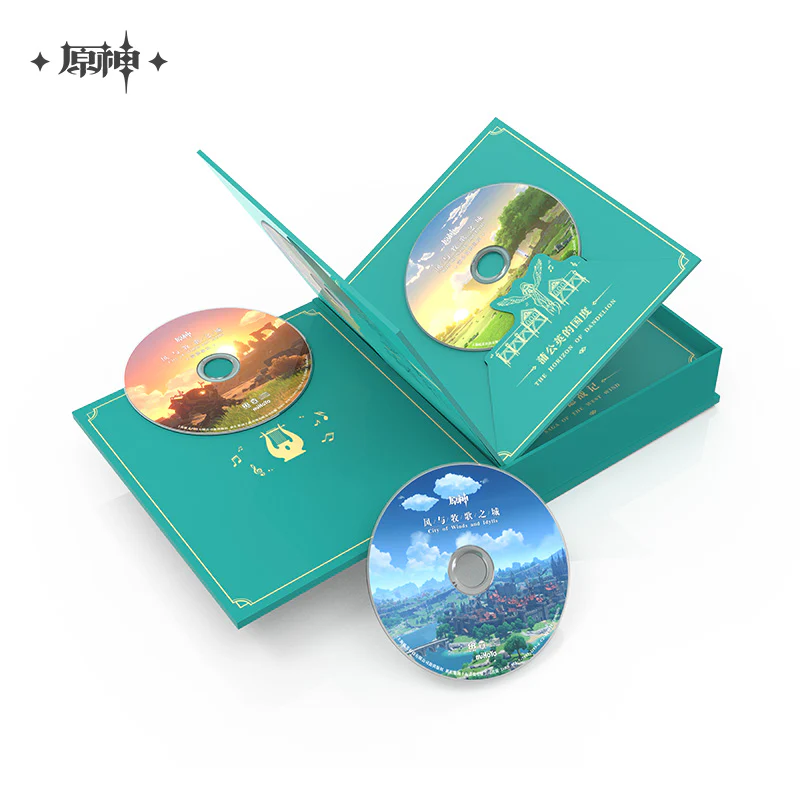 Genshin Impact - Mondstadt City of Winds and Idylls Original Soundtrack CD Gift Box miHoYo - Image 3