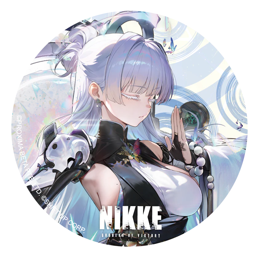 [Pre-order] GODDESS OF VICTORY: NIKKE - Nayuta Holo Button Badge 2025 Anime Impulse - Image 2