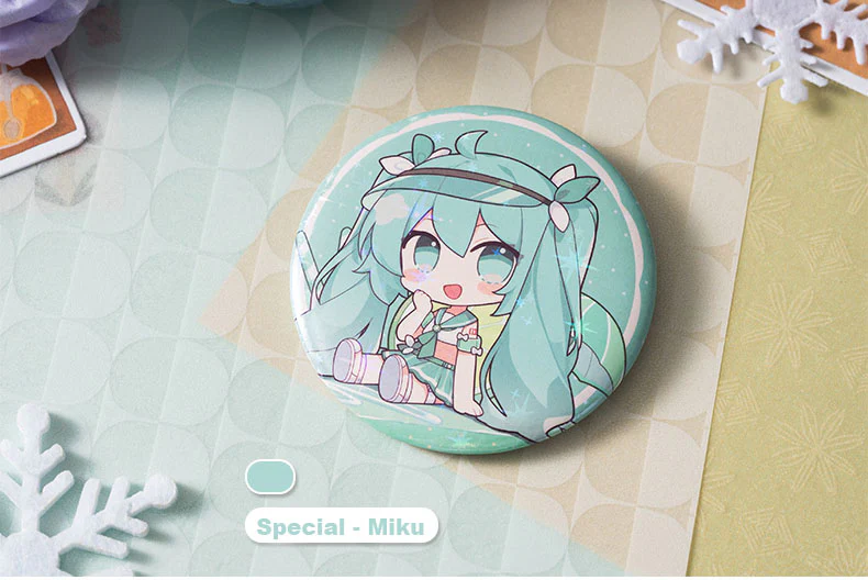 Hatsune Miku - Fruit Cake Metal Badge Moeyu - Image 6