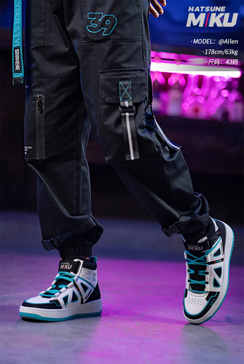 Hatsune Miku - Hatsune Miku 2023 Cyber Style Rider Series Sneakers Moeyu - Image 8