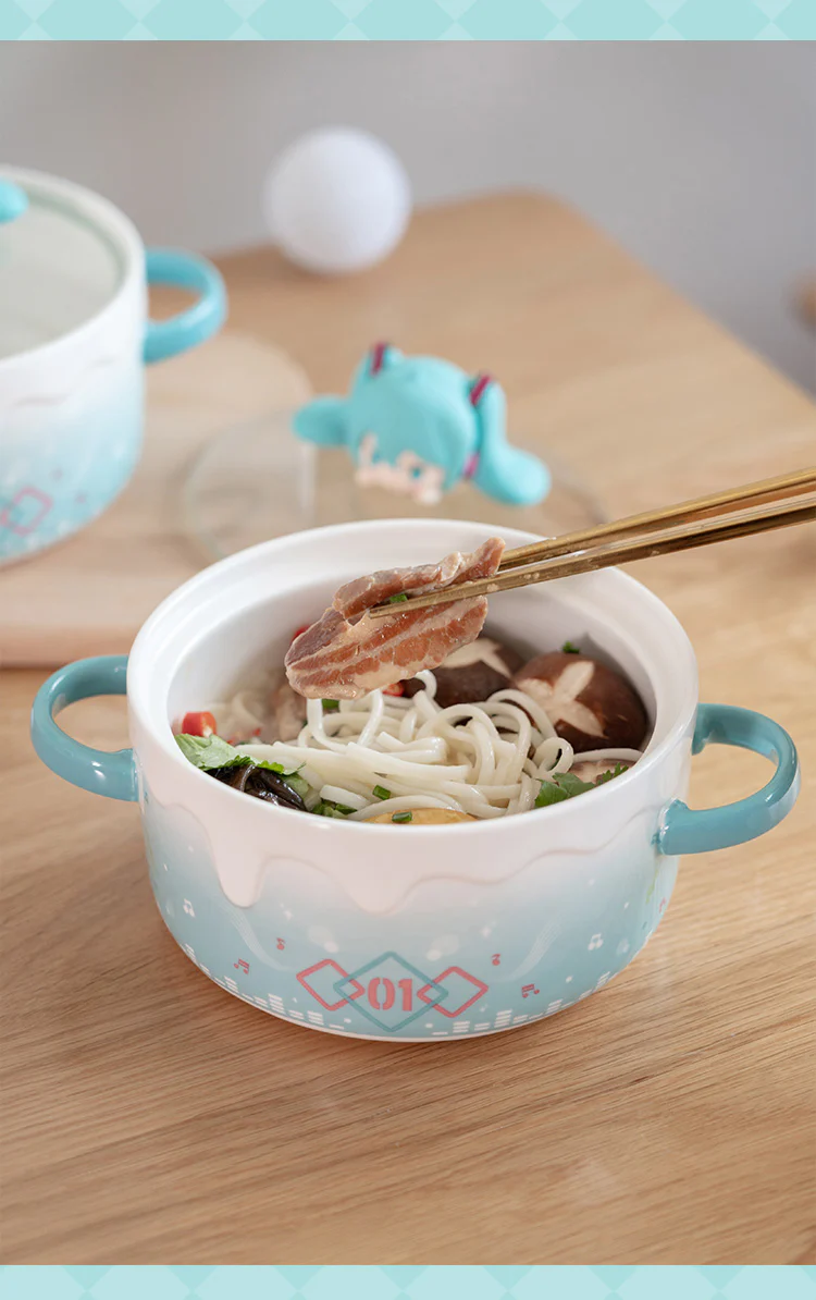 Hatsune Miku - Hatsune Miku Angry Pouty Face Bowl (with lid) Moeyu - Image 14
