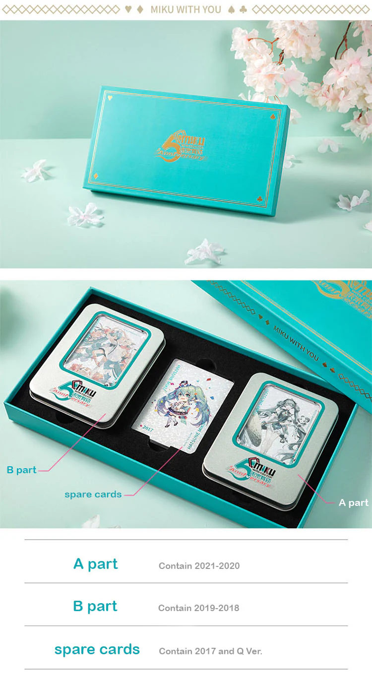 Hatsune Miku - Hatsune Miku Five Years Anniversary Poker Card Moeyu - Image 11