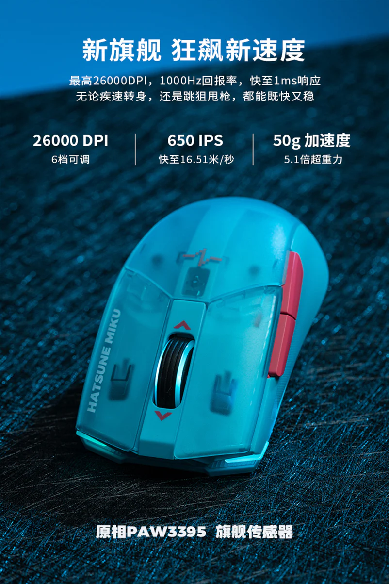 Hatsune Miku - Hatsune Miku Heart of Esports Series Mouse Moeyu - Image 10