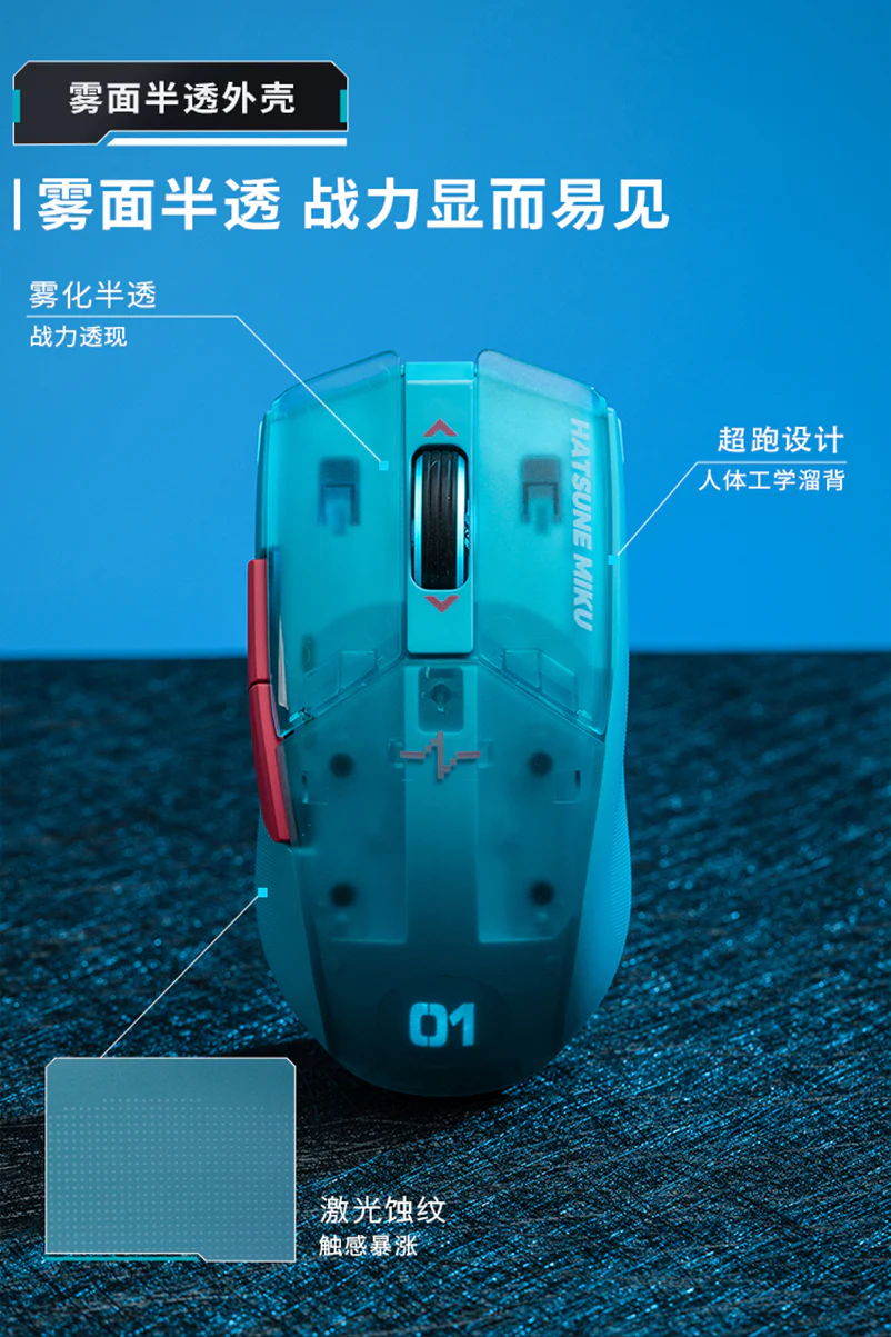 Hatsune Miku - Hatsune Miku Heart of Esports Series Mouse Moeyu - Image 6