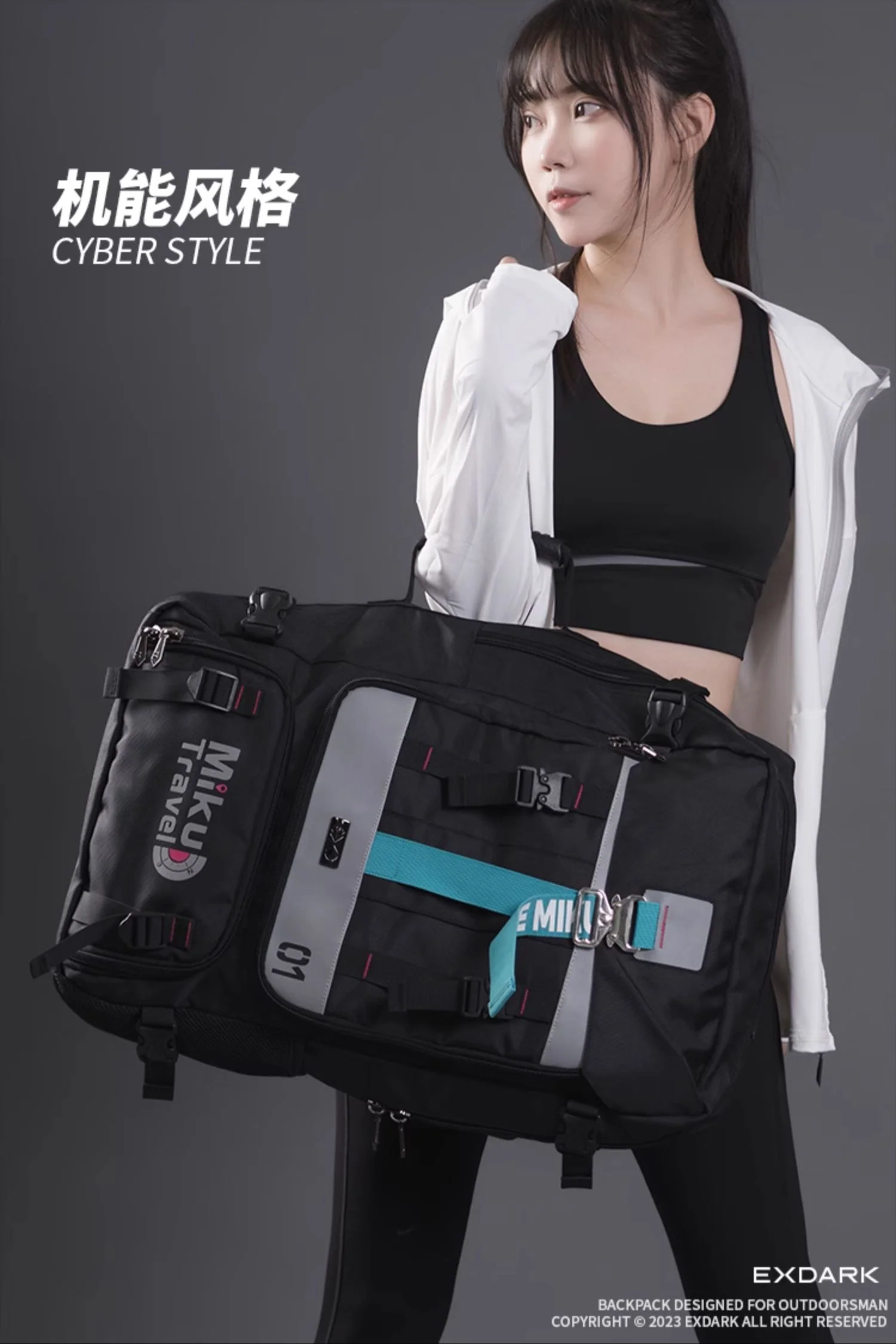 Hatsune Miku - Hatsune Miku Mikutravel Series Outdoor Hiking Backpack Moeyu - Image 7