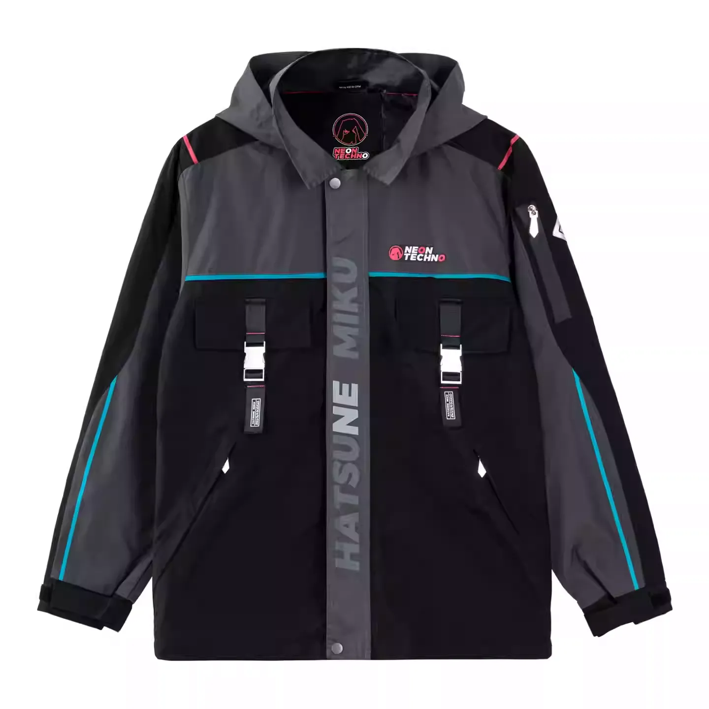 Hatsune Miku - Hatsune Miku Neon Electro Series Casual Hooded Jacket Moeyu - Image 6