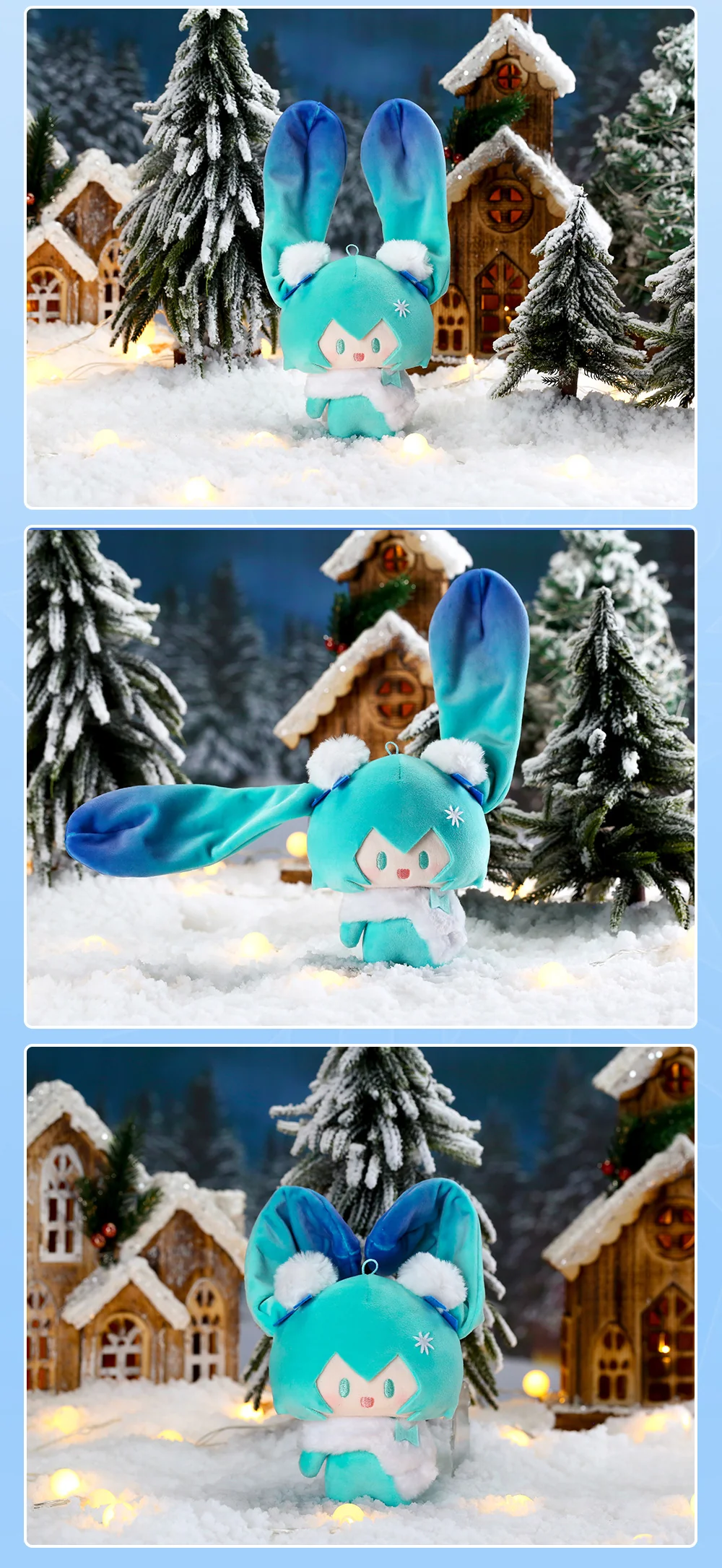 Hatsune Miku - Hatsune Miku Starry Snowy Night Of Wishes Plushie BEMOE - Image 16