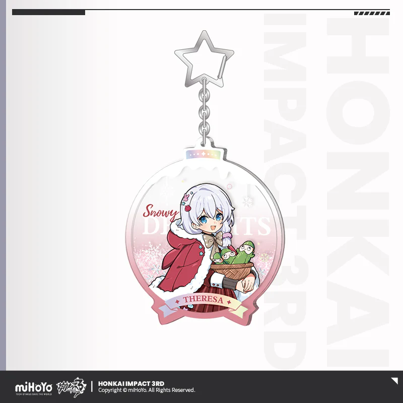 Honkai Impact 3rd - Winter Series Acrylic Quicksand Keychain miHoYo - Image 4