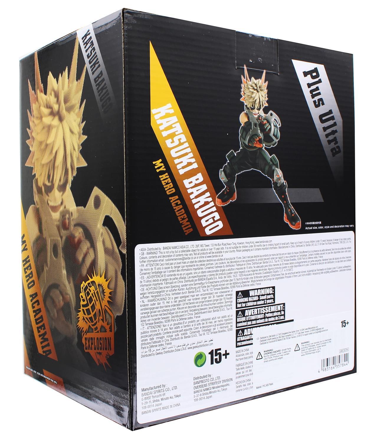 My Hero Academia - Katsuki Bakugo  (Fighting Heroes feat. Smash Rising) Prize Figure Ichiban Kuji Banpresto - Image 3