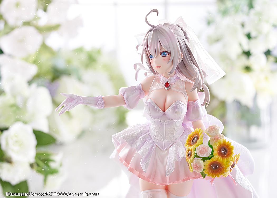 [Pre-order] Alya Sometimes Hides Her Feelings in Russian - Alya (Wedding Dress Ver.) 1/7 Scale Figure KADOKAWA - Image 2