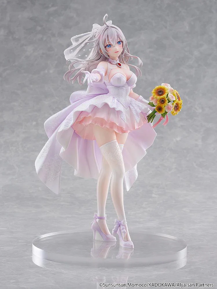 [Pre-order] Alya Sometimes Hides Her Feelings in Russian - Alya (Wedding Dress Ver.) 1/7 Scale Figure KADOKAWA - Image 5
