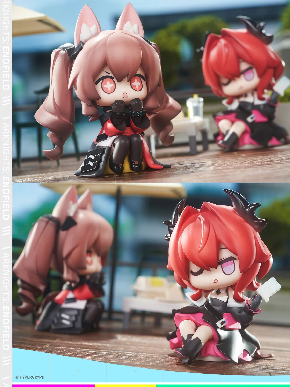 [Pre-order] Arknights: Endfield - Laevatain & Gilberta ChatChat Series Chibi Figure HYPERGRYPH - Image 4