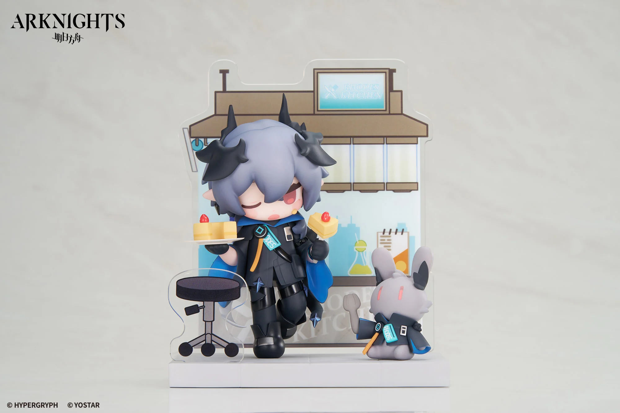 [Pre-order] Arknights - Logos & SilverAsh Dessert Time Series Chibi Figure APEX - Image 4