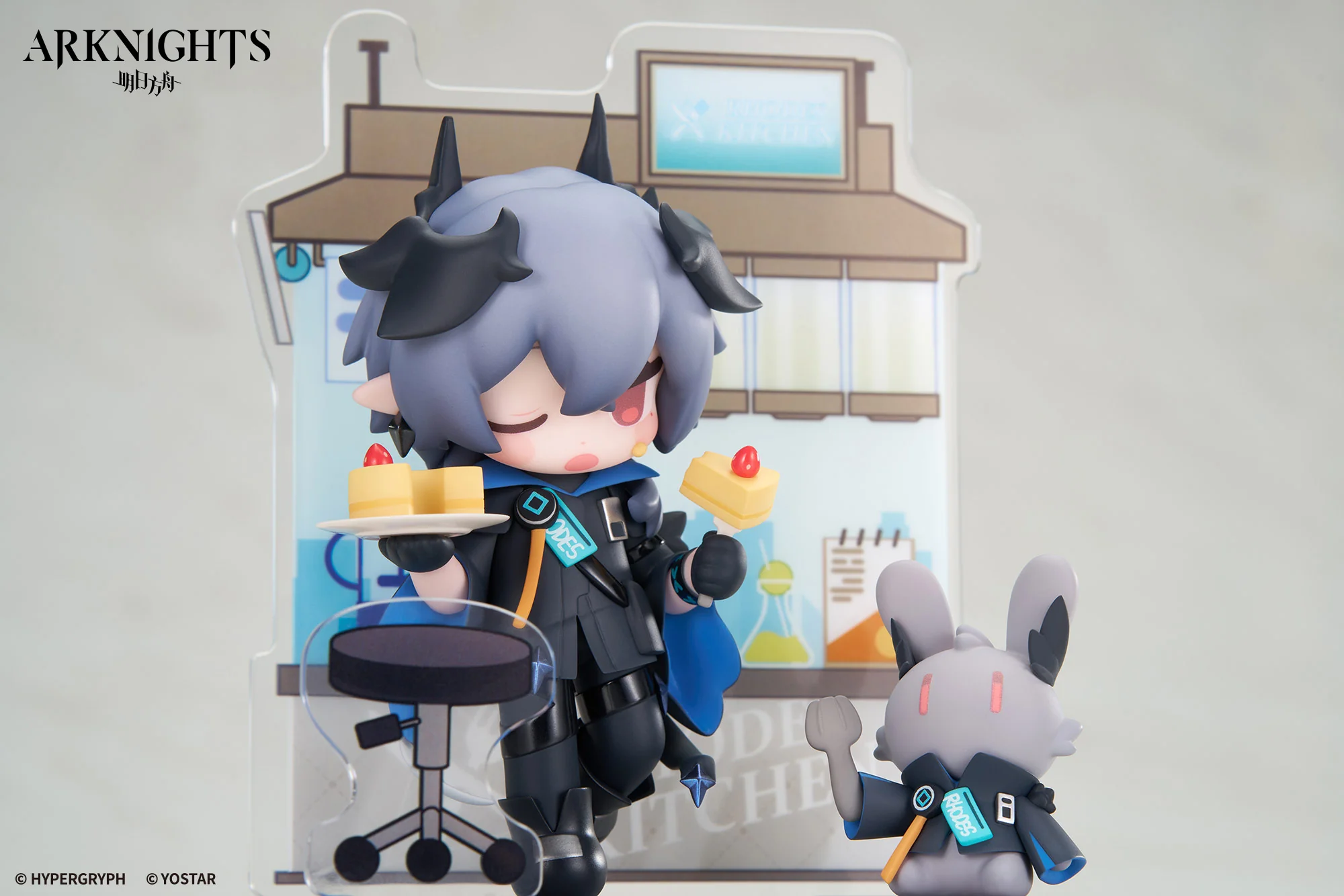 [Pre-order] Arknights - Logos & SilverAsh Dessert Time Series Chibi Figure APEX - Image 7