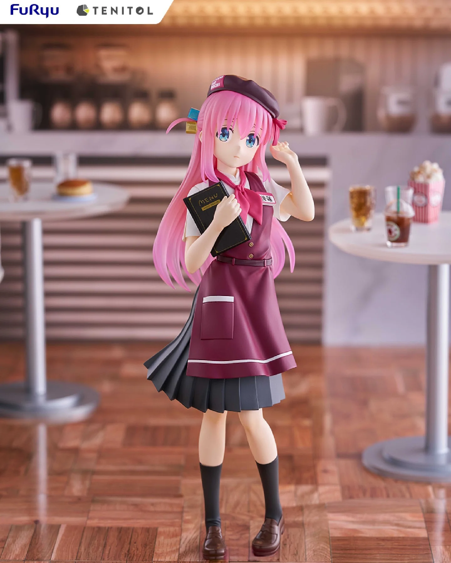 [Pre-order] BOCCHI THE ROCK! - Hitori Gotoh (Cafe Clerk-style Ver.) TENITOL Non Scale Figure FuRyu Corporation - Image 2