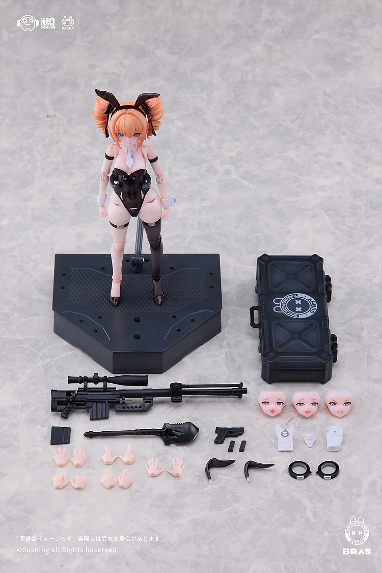 [Pre-order] BUNNY RAPID ACTION SQUAD - Sniper Leoni 1/12 Scale Figure Sushing - Image 9
