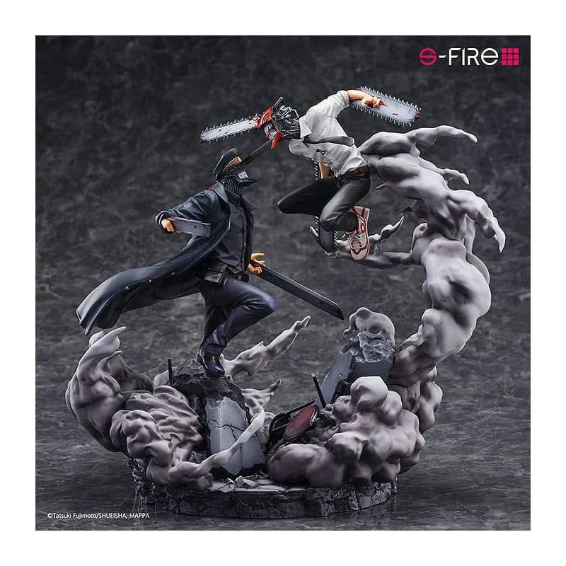 [Pre-order] Chainsaw Man - Chainsaw Man vs. Samurai Sword Non Scale Figure SEGA - Image 5