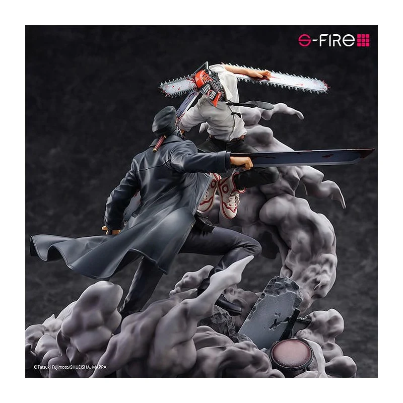 [Pre-order] Chainsaw Man - Chainsaw Man vs. Samurai Sword Non Scale Figure SEGA - Image 7