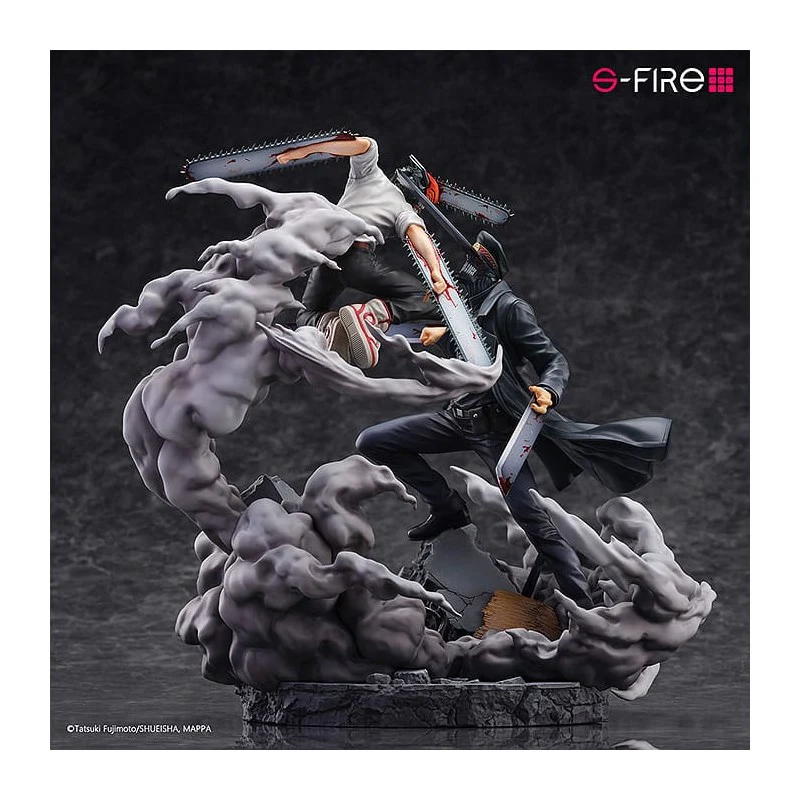 [Pre-order] Chainsaw Man - Chainsaw Man vs. Samurai Sword Non Scale Figure SEGA - Image 8