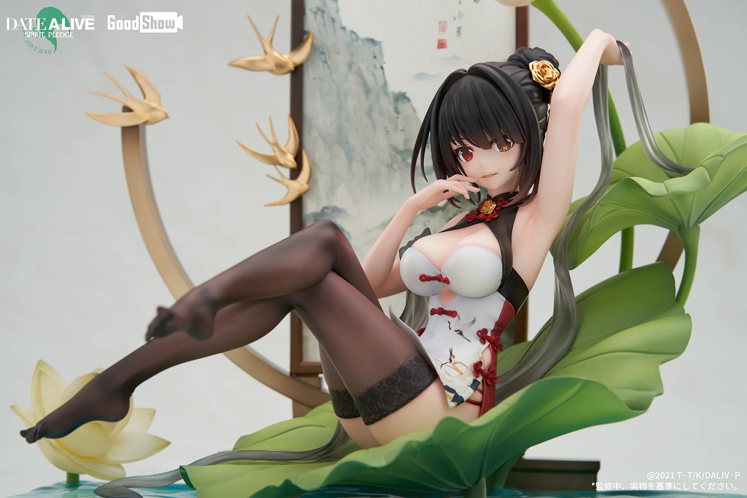 [Pre-order] DATE A LIVE - Tokisaki Kurumi (Sumi Black Chinese Dress Ver.) 1/7 Scale Figure GoodShow - Image 13