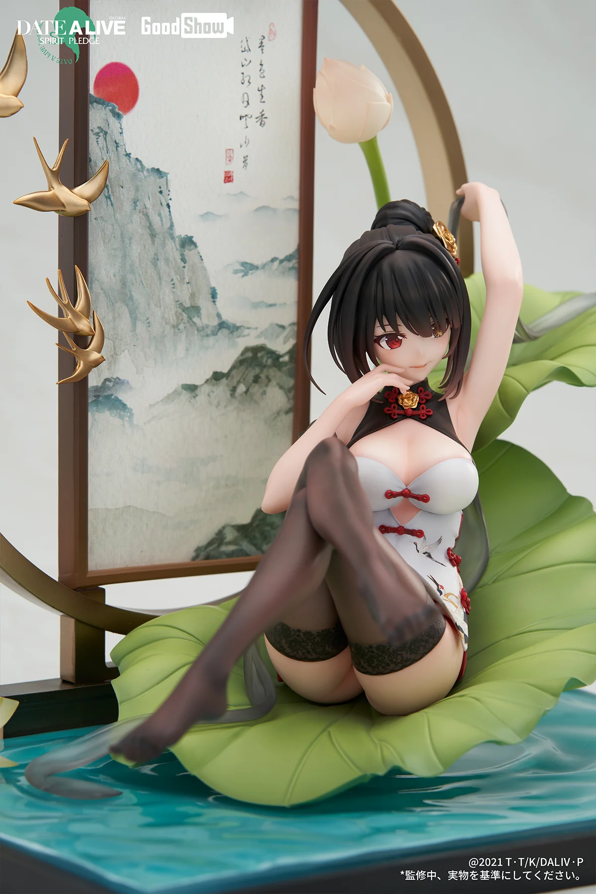 [Pre-order] DATE A LIVE - Tokisaki Kurumi (Sumi Black Chinese Dress Ver.) 1/7 Scale Figure GoodShow - Image 14