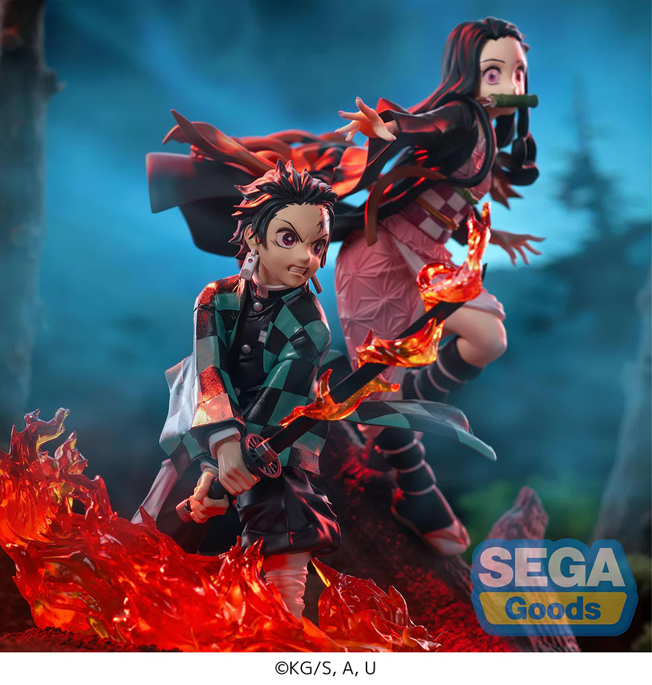 [Pre-order] Demon Slayer: Kimetsu no Yaiba - Tanjiro Kamado & Nezuko Kamado Prize Figure SEGA - Image 2