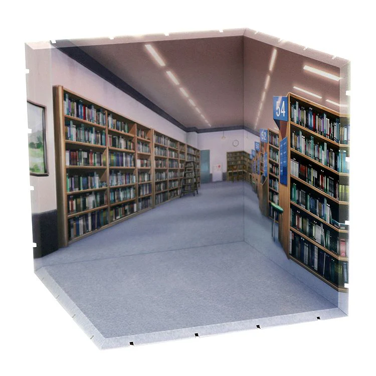 [Pre-order] Dioramansion 200 - Library Background Panel PLM - Image 2