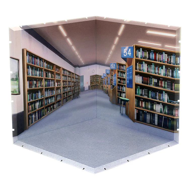 [Pre-order] Dioramansion 200 - Library Background Panel PLM - Image 3