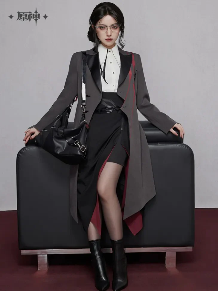 [Pre-order] Genshin Impact - Arlecchino Impression Long Coat miHoYo - Image 4