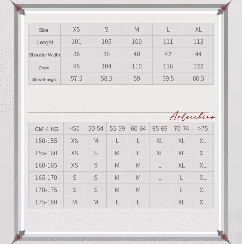 [Pre-order] Genshin Impact - Arlecchino Impression Long Coat miHoYo - Image 7