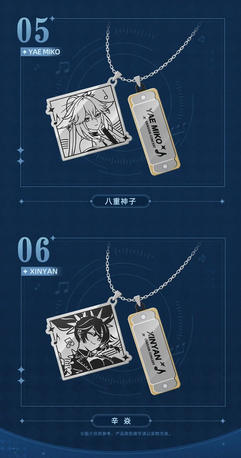 Genshin Impact - Genshin Concert 2022 Commemorative Mini Harmonica Necklace miHoYo - Image 11