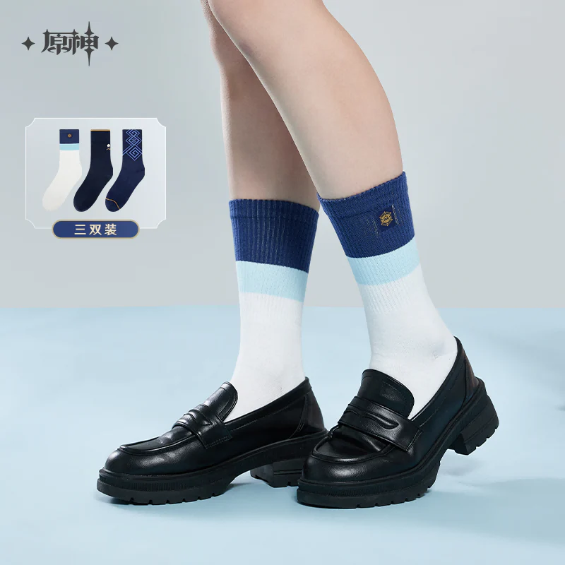 Genshin Impact - Kamisato Ayaka Impression Socks (Three Pairs) miHoYo - Image 9
