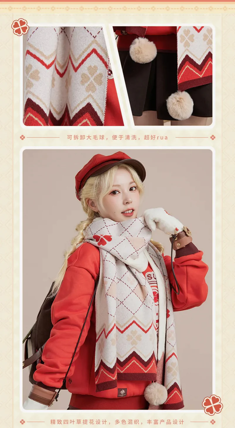 Genshin Impact - Klee Theme Impression Series Scarf & Gloves miHoYo - Image 13