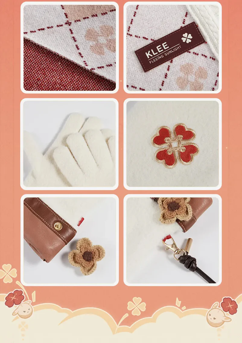 Genshin Impact - Klee Theme Impression Series Scarf & Gloves miHoYo - Image 17