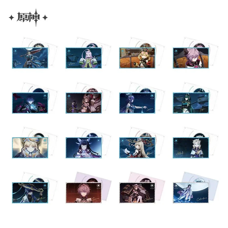 Genshin Impact - Moonlit Ballad of The Night Series Collection Card Set Blind Box miHoYo