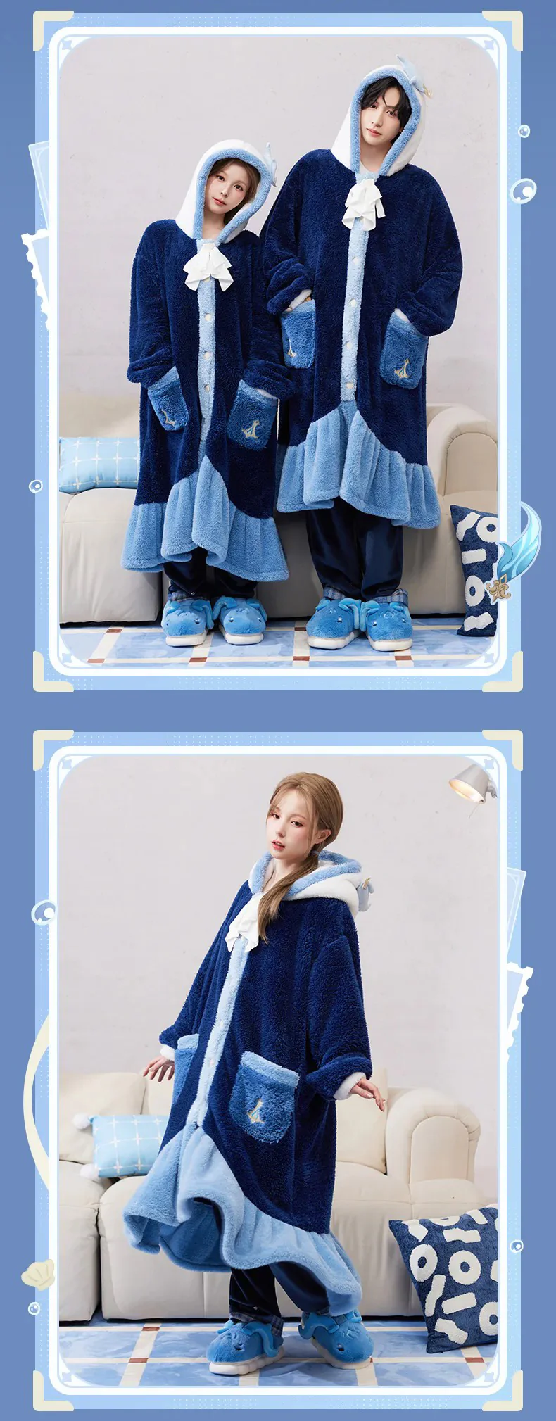 Genshin Impact - Neuvillette Impression Home Robe miHoYo - Image 8