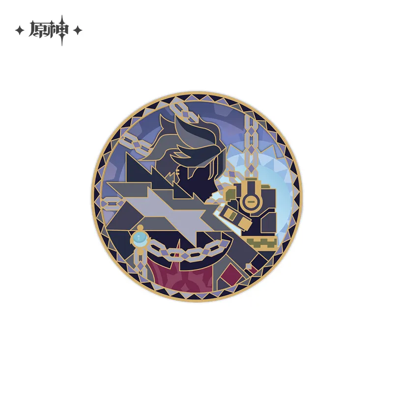 Genshin Impact - Rainbow Invitation Series Metal Badge miHoYo - Image 3