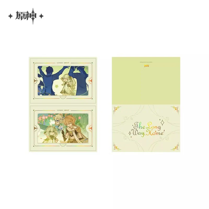 [Pre-order] Genshin Impact - The Long Way Home Series Badge & Collectible Card Set miHoYo - Image 10
