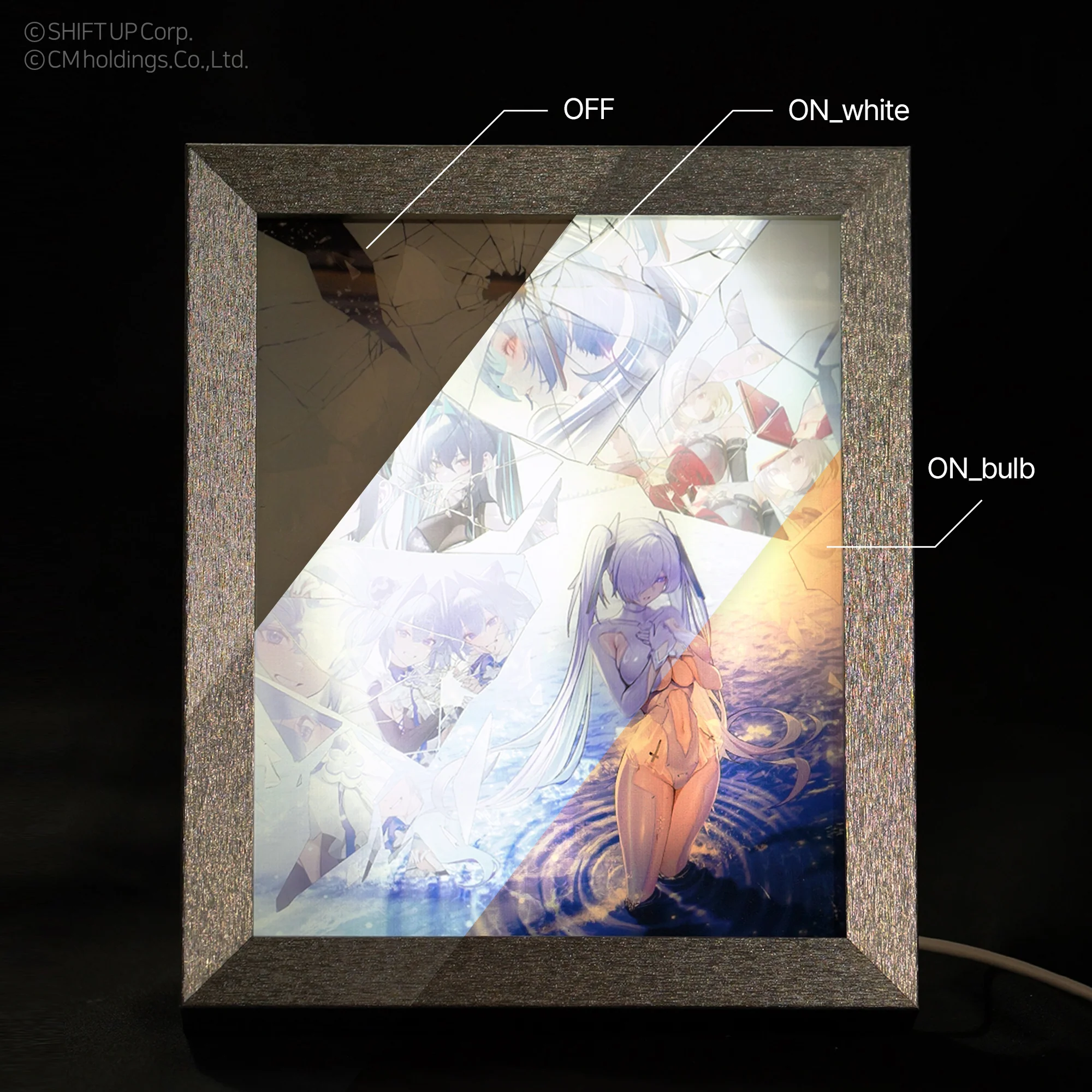 [Pre-order] Goddess of Victory: Nikke - Cinderella LED Light Up Acrylic Art GNF TOYZ - Image 3