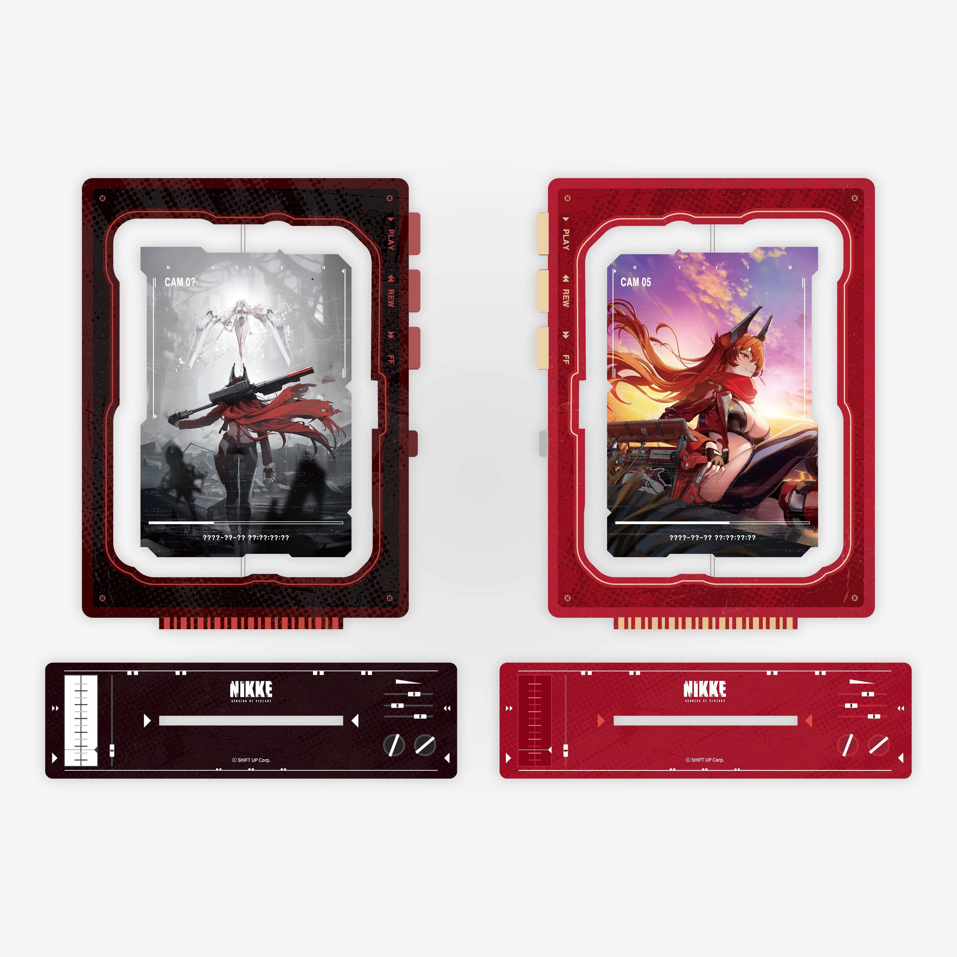 [Pre-order] GODDESS OF VICTORY: NIKKE - Red Hood & Scarlet Rotating Double-sided Acrylic Stand MZFAMILY - Image 2