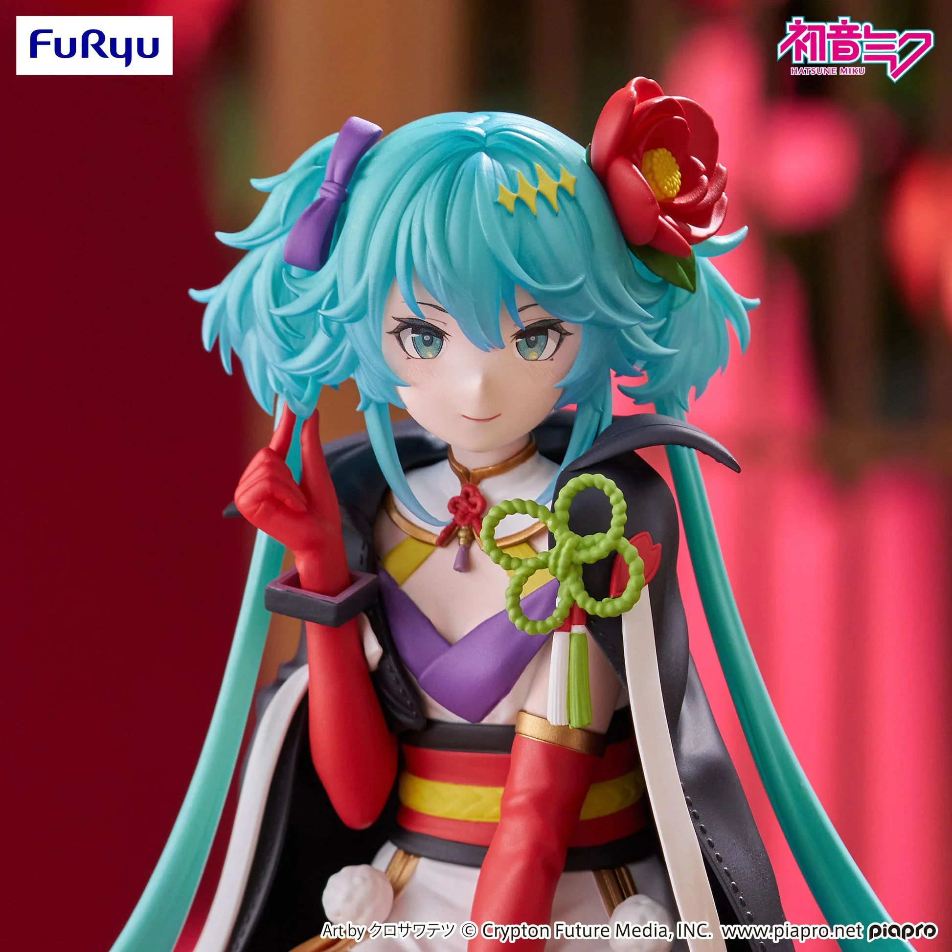 [Pre-order] Hatsune Miku - Hatsune Miku (Flower Fairy Camellia Ver.) Noodle Stopper Figure FuRyu Corporation - Image 2