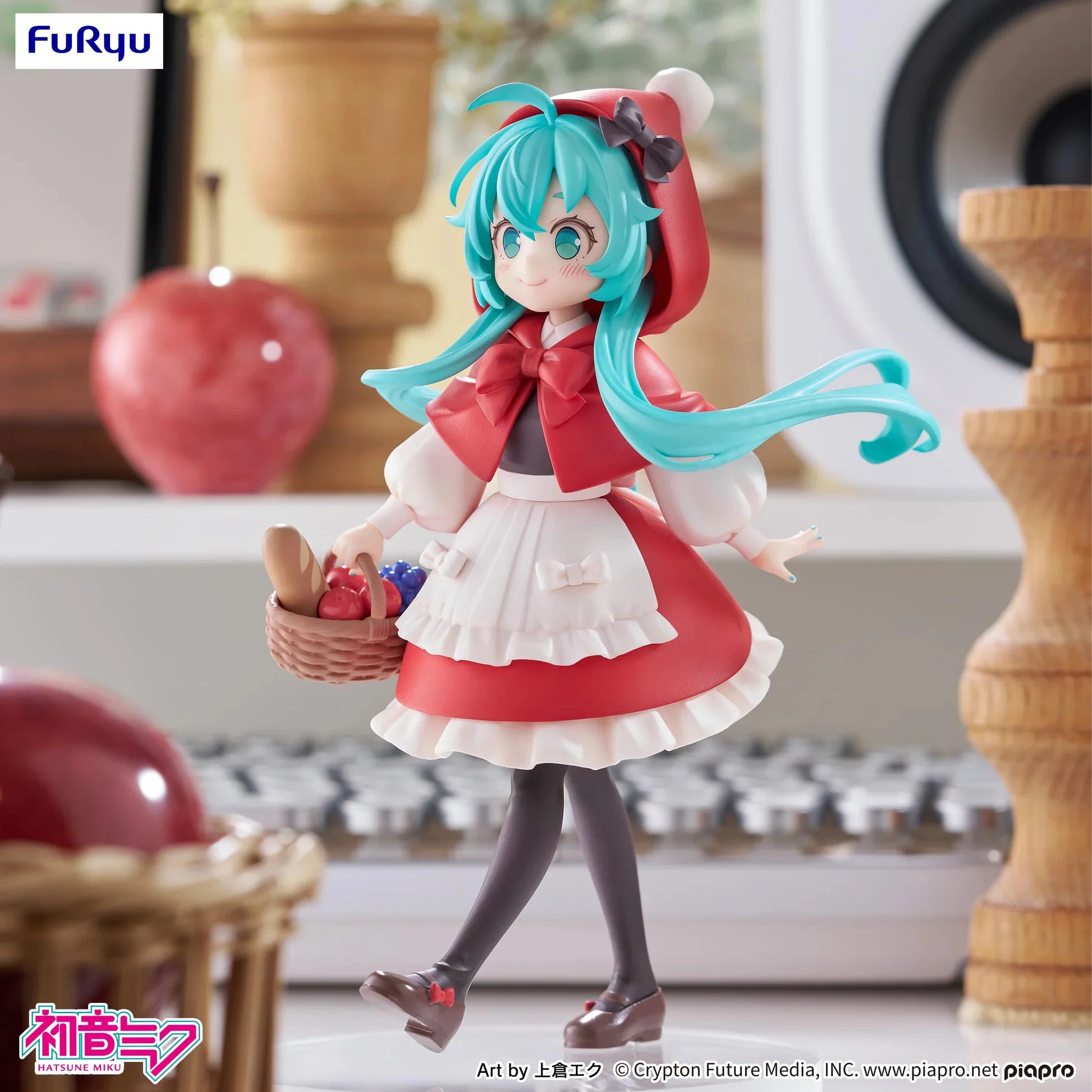 [Pre-order] Hatsune Miku - Hatsune Miku (Little Red Riding Hood Ver.) Desktop Fairy Prize Figure FuRyu Corporation - Image 4