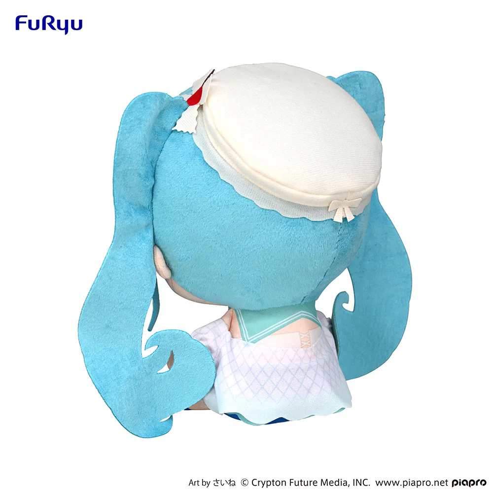 [Pre-order] Hatsune Miku - Hatsune Miku (Melon Soda Float Ver.) KYURUMARU Big Plushie FuRyu Corporation - Image 4