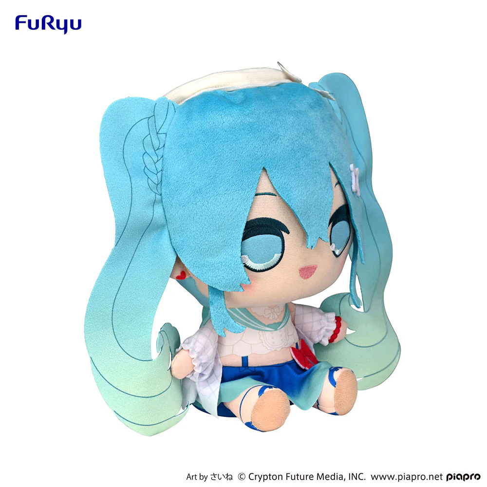 [Pre-order] Hatsune Miku - Hatsune Miku (Melon Soda Float Ver.) KYURUMARU Big Plushie FuRyu Corporation - Image 8