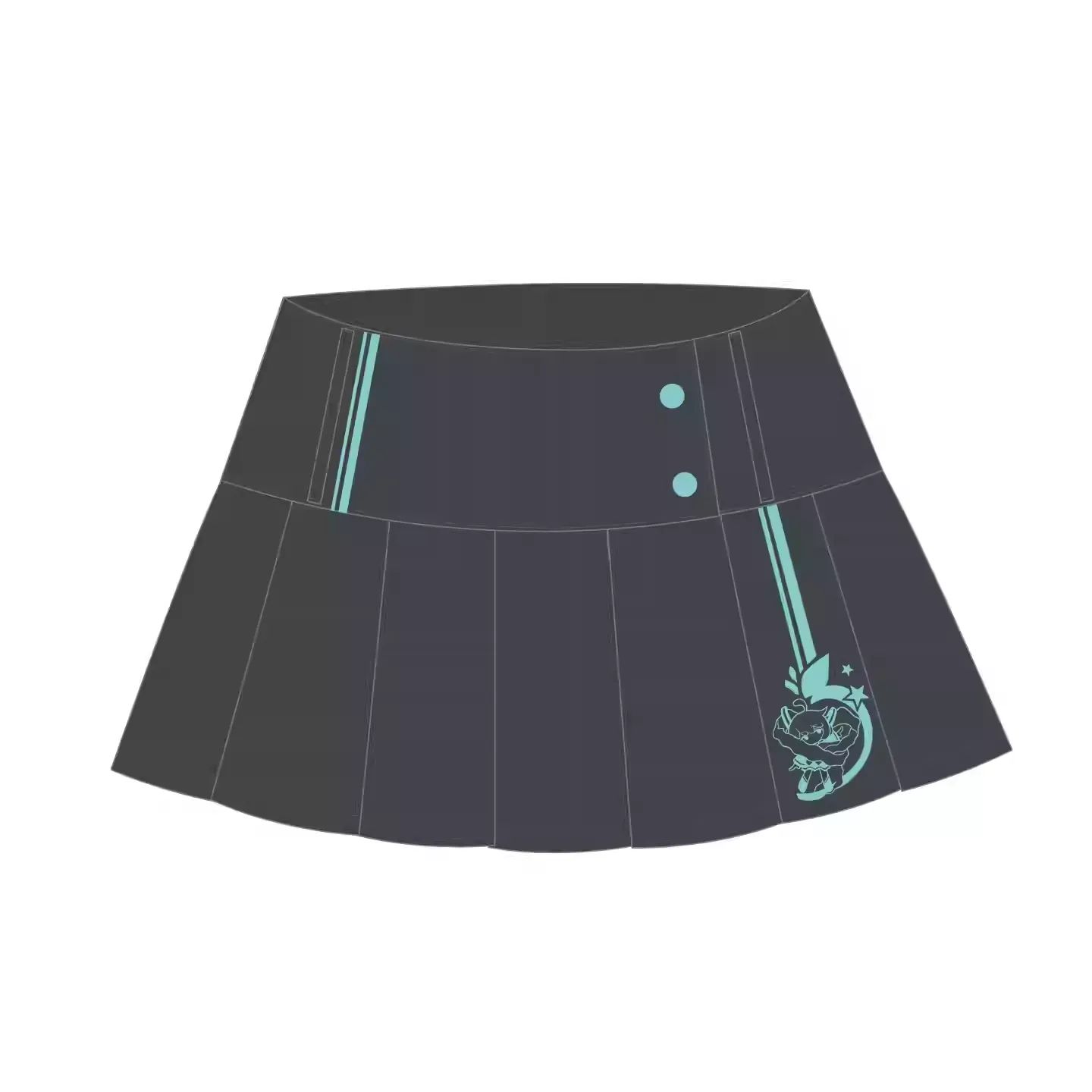 Hatsune Miku - Millennium Rock Candy Series JK Skirt Moeyu - Image 2
