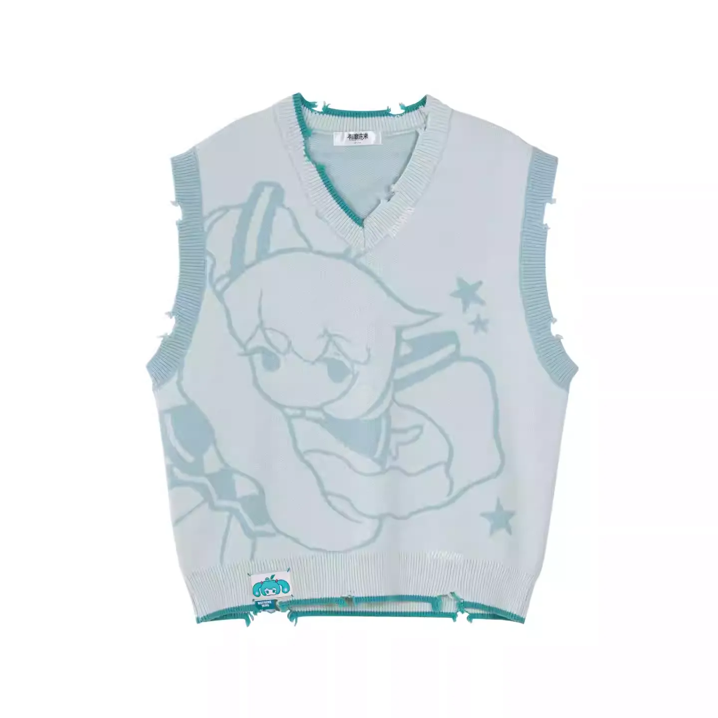 Hatsune Miku - Millennium Rock Candy Series V-neck knitwear Moeyu - Image 4